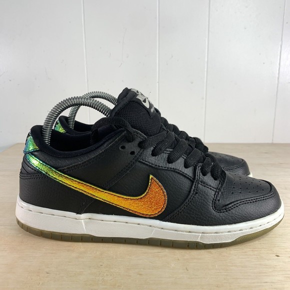 Nike SB Dunk Low Pro Sparkle Oil Black Multicolor 304292-091 Women's 7.5 - Picture 3 of 10